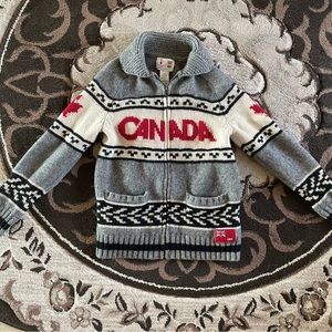 Hudson’s Bay Wool Zip Up Sweater Jacket